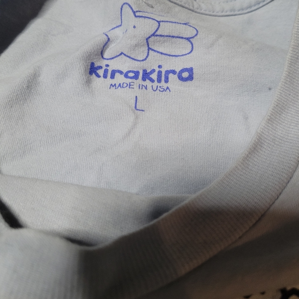 Cute Kirakira Happy Little Spooky Gray Tee Shirt Size Large View 2
